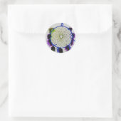 Dream catcher ronde sticker (Tas)