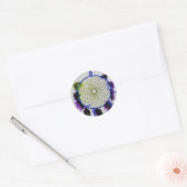 Dream catcher ronde sticker (Envelop)
