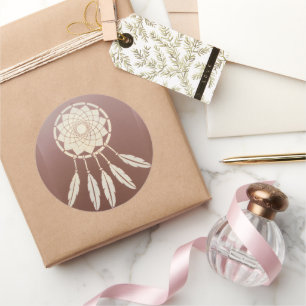 Dream catcher ronde sticker