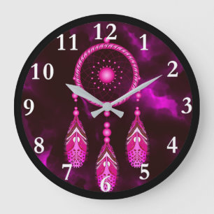Dream Catcher Round Wall Clock Grote Klok