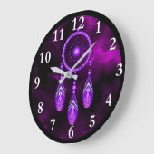 Dream Catcher Round Wall Clock Grote Klok (Hoek)
