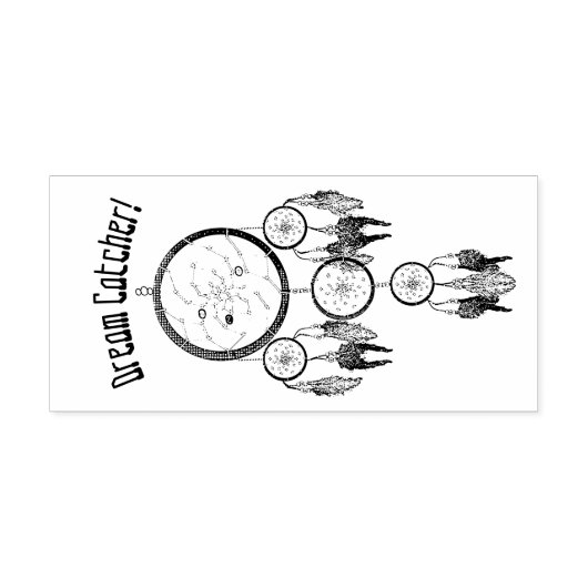 Dream Catcher! Rubberstempel (Afrduk)