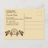 Dream Catcher Save the date Aankondigingskaart (Achterkant)