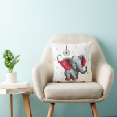 Dream Catcher Schattigee Baby Olifant. Transparant Kussen (Stoel)