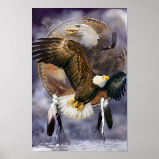 Dream Catcher Series - Spirit Eagle Poster/Print Poster (Voorkant)