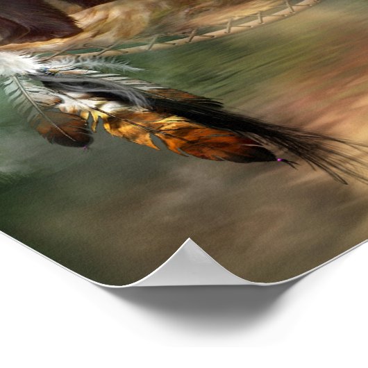 Dream Catcher Series-Spirit van het Beer Poster (Hoek)