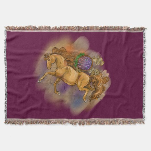 Dream Catcher Sorrel Horse Deken (Voorkant)