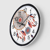 Dream Catcher Southwestern wall clock Grote Klok (Hoek)