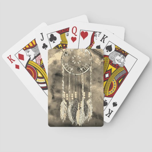 Dream catcher speelkaarten, tarot, cartomancy, art pokerkaarten (Achterkant)