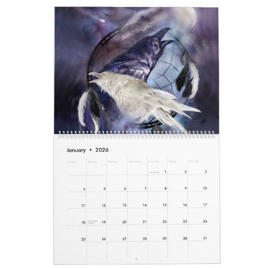 Dream Catcher - Spirit Animals 2 Art Agenda 2012 Kalender (Jan 2026)