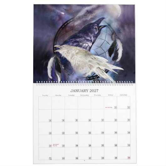 Dream Catcher Spirit Animals 2 Art Agenda 2015 Kalender (Jan 2027)