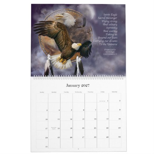 Dream Catcher - Spirit Animals Art Agenda 2012 Kalender (Jan 2027)
