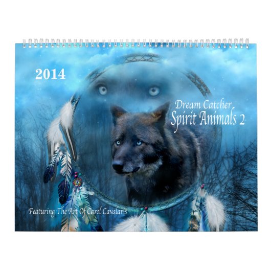Dream Catcher Spirit Animals Art Agenda 2014 Kalender (Hoes)