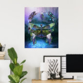 Dream Catcher-Spirit van het Dragonfly-Poster/Afdr Poster (Thuiskantoor)