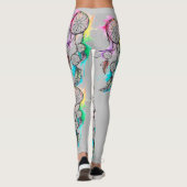 Dream Catcher Splash Paint Art Dames Leggings (Achterkant)