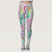 Dream Catcher Splash Paint Art Dames Leggings (Voorkant)