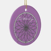 Dream catcher Thunder_Cove Keramisch Ornament (Rechts)