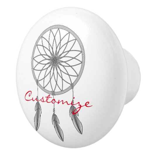 Dream catcher Thunder_Cove Keramische Knop (Rechts)