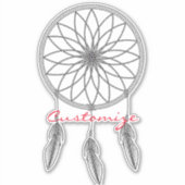 Dream catcher Thunder_Cove Sticker (Voorkant)