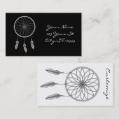 Dream catcher Thunder_Cove Visitekaartje (Voorkant / Achterkant)