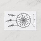 Dream catcher Thunder_Cove Visitekaartje (Achterkant)