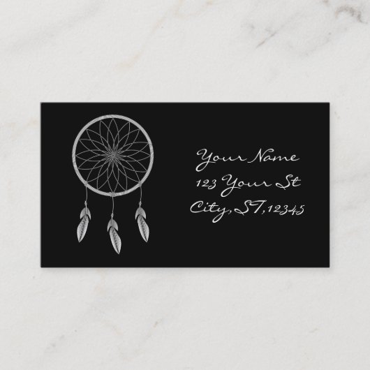 Dream catcher Thunder_Cove Visitekaartje (Voorkant)
