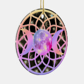 Dream Catcher Triple Goddess Keramisch Ornament (Rechts)