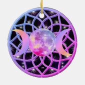 Dream Catcher Triple Goddess Keramisch Ornament (Achterkant)