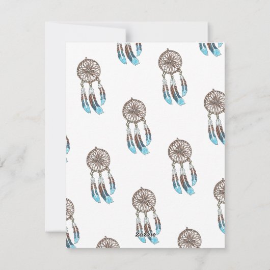 Dream Catcher Valentijn Holiday Kaart (Achterkant)