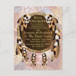 Dream Catcher Verloving Uitnodiging Briefkaart