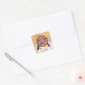 Dream Catcher Vierkante Sticker (Envelop)
