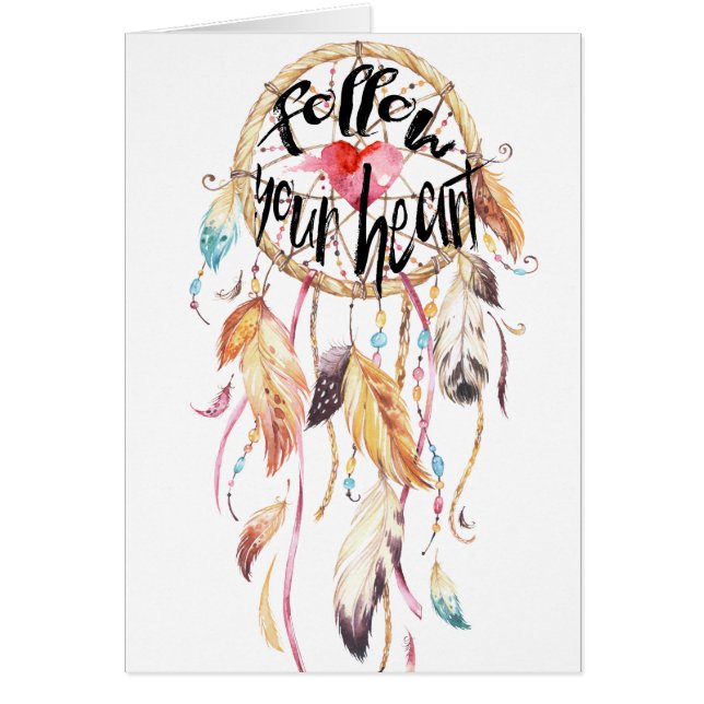 Dream Catcher Volg je hart (Voorkant)