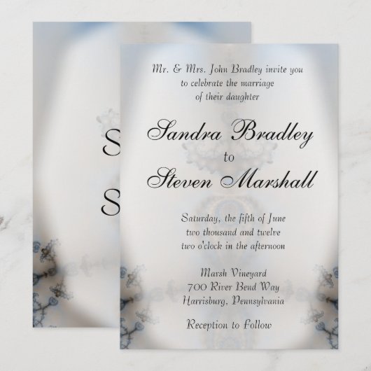 Dream Catcher Wedding Invitation Kaart (Voorkant / Achterkant)