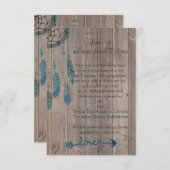 Dream Catcher Wedding Kaart (Voorkant / Achterkant)