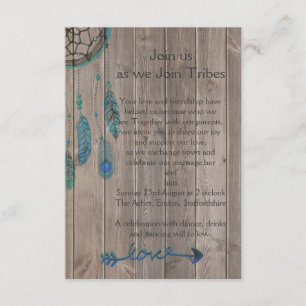 Dream Catcher Wedding Kaart