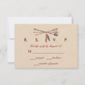 Dream Catcher Wedding RSVP Kaart (Voorkant)