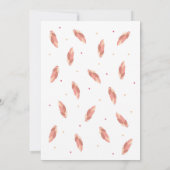 Dream Catcher Wild One 1e verjaardag Uitnodiging (Achterkant)