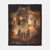Dream Catcher - Wolfland Art Fleece Blanket (Voorkant)