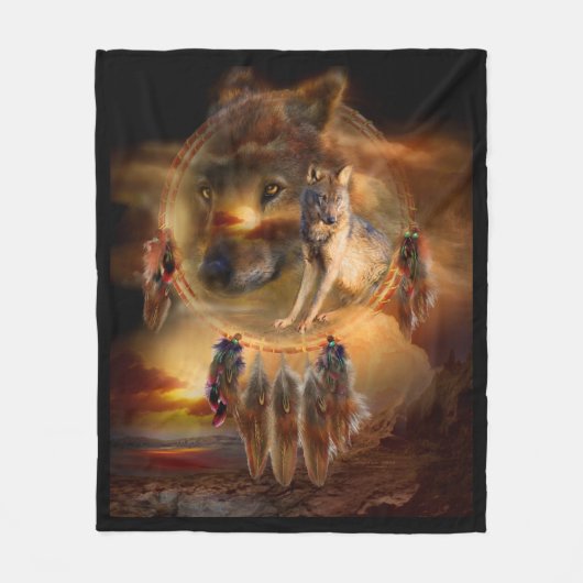 Dream Catcher - Wolfland Art Fleece Blanket (Voorkant)