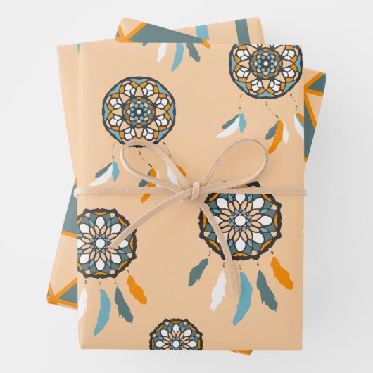 Dream Catcher Wrapping Paper Sheet Set (In situ)