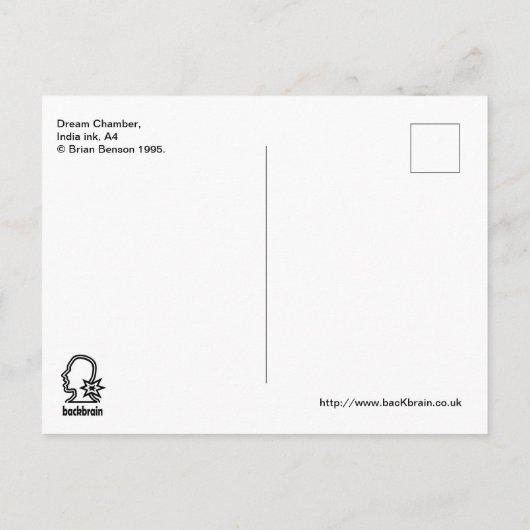 Dream Chamber Briefkaart (Achterkant)