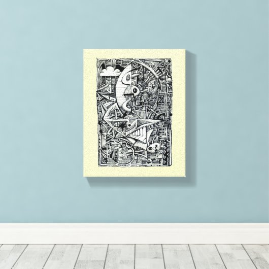 Dream Chamber Canvas Afdruk (Insitu (Houten vloer))