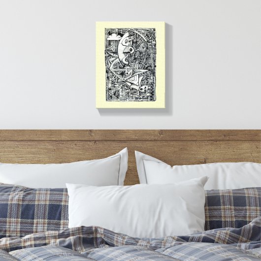 Dream Chamber Canvas Afdruk (Insitu (Slaapkamer))