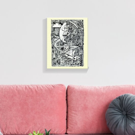 Dream Chamber Canvas Afdruk (Insitu (Woonkamer))