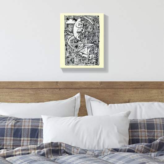 Dream Chamber Canvas Afdruk (Insitu (Slaapkamer))