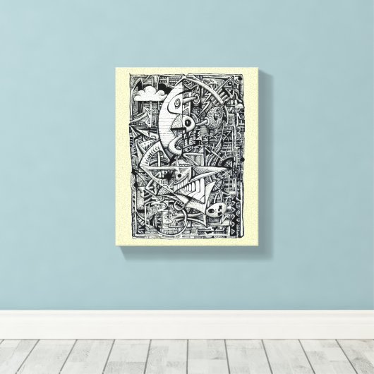 Dream Chamber Canvas Afdruk (Insitu (Houten vloer))