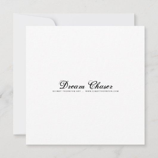 Dream Chaser - Mini Print (Achterkant)