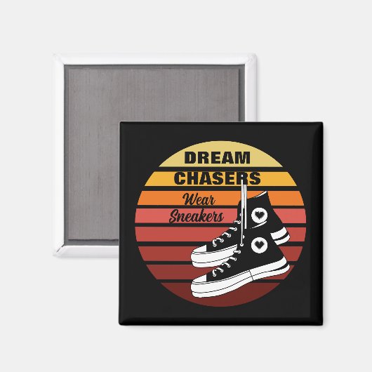 Dream Chasers Draag Sneakers Magneet (Voorkant / Achterkant)
