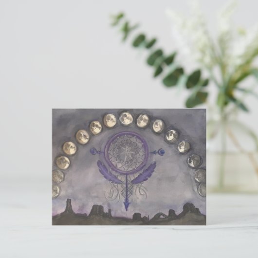 Dream Chasing Briefkaart (Staand voorkant)