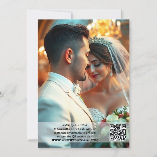 Dream Cloud Nine Elope nog lang en gelukkig na huw Kaart (Achterkant)